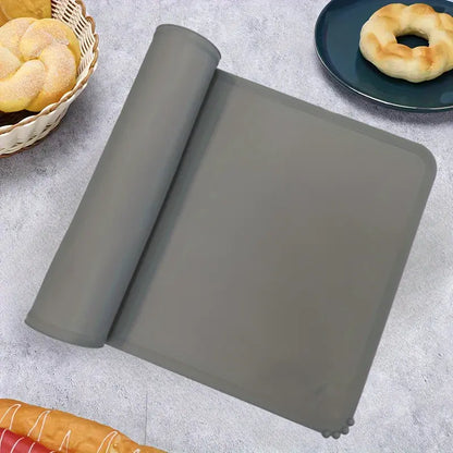 Silicone Pet Feeding Mat, 1 Count Waterproof Pet Feeding Pad, Pet Feeding Supplies for Dog & Cat, Dog & Cat Accessories
